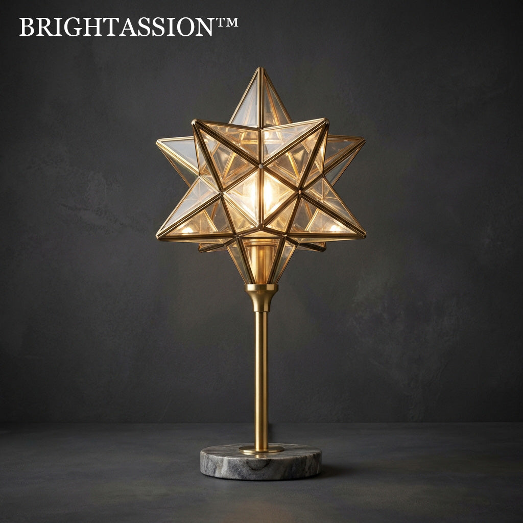 🌟Brightassion™ THE NOVA PRISM STAR LAMP "Do not merely illuminate a room; mesmerize it. By enclosing light within a meticulously crafted multi-pointed star, we transform a simple bulb into a captured supernova."