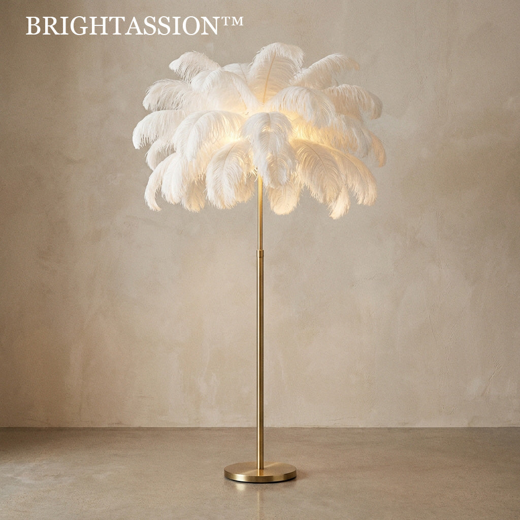 🦢 Brightassion™ THE NIMBUS PLUMAGE FLOOR LAMP