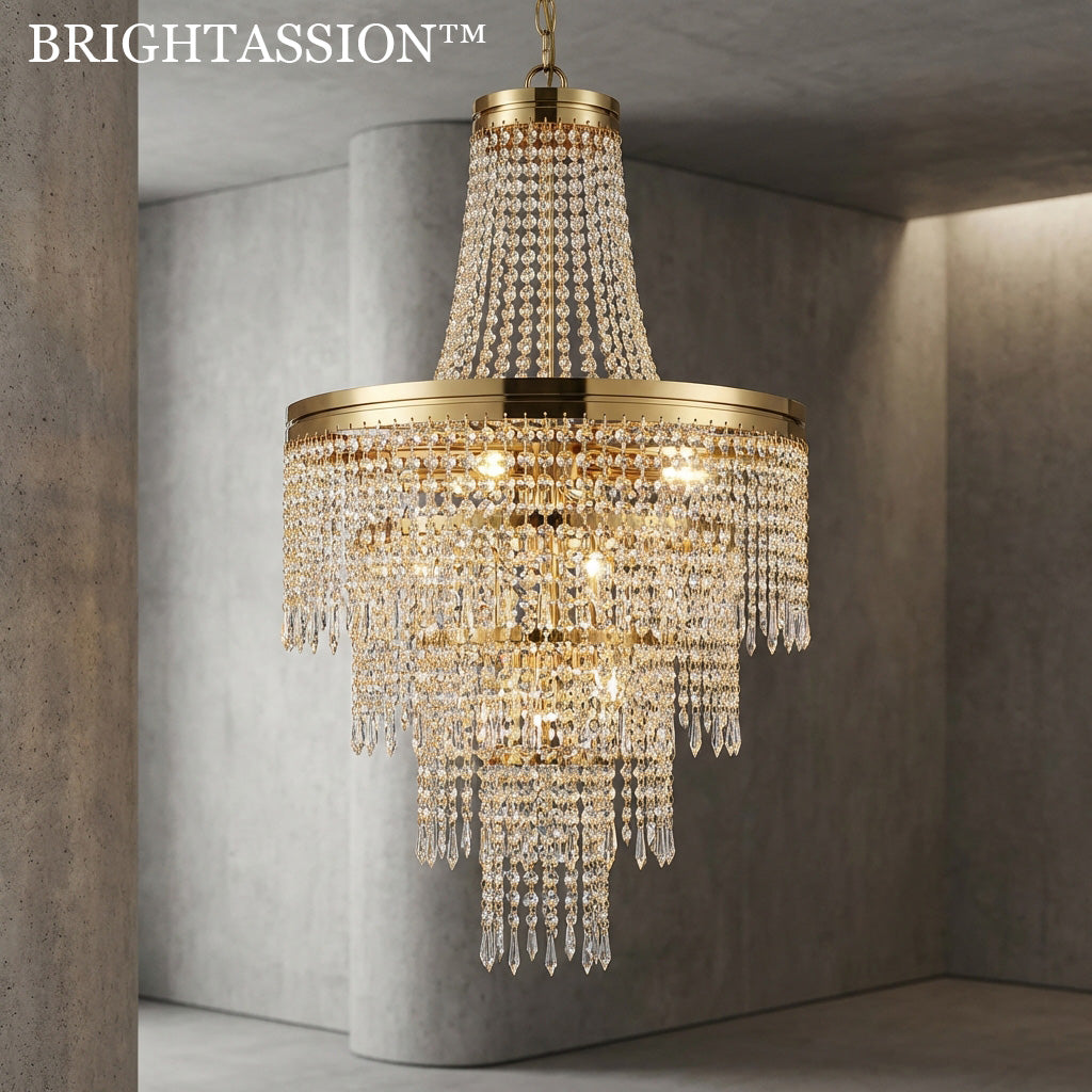 👑 Brightassion™ THE SOVEREIGN CASCADE CHANDELIER