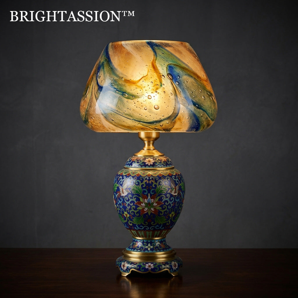 🦚Brightassion™ THE DYNASTY CLOISONNÉ LUMINARY